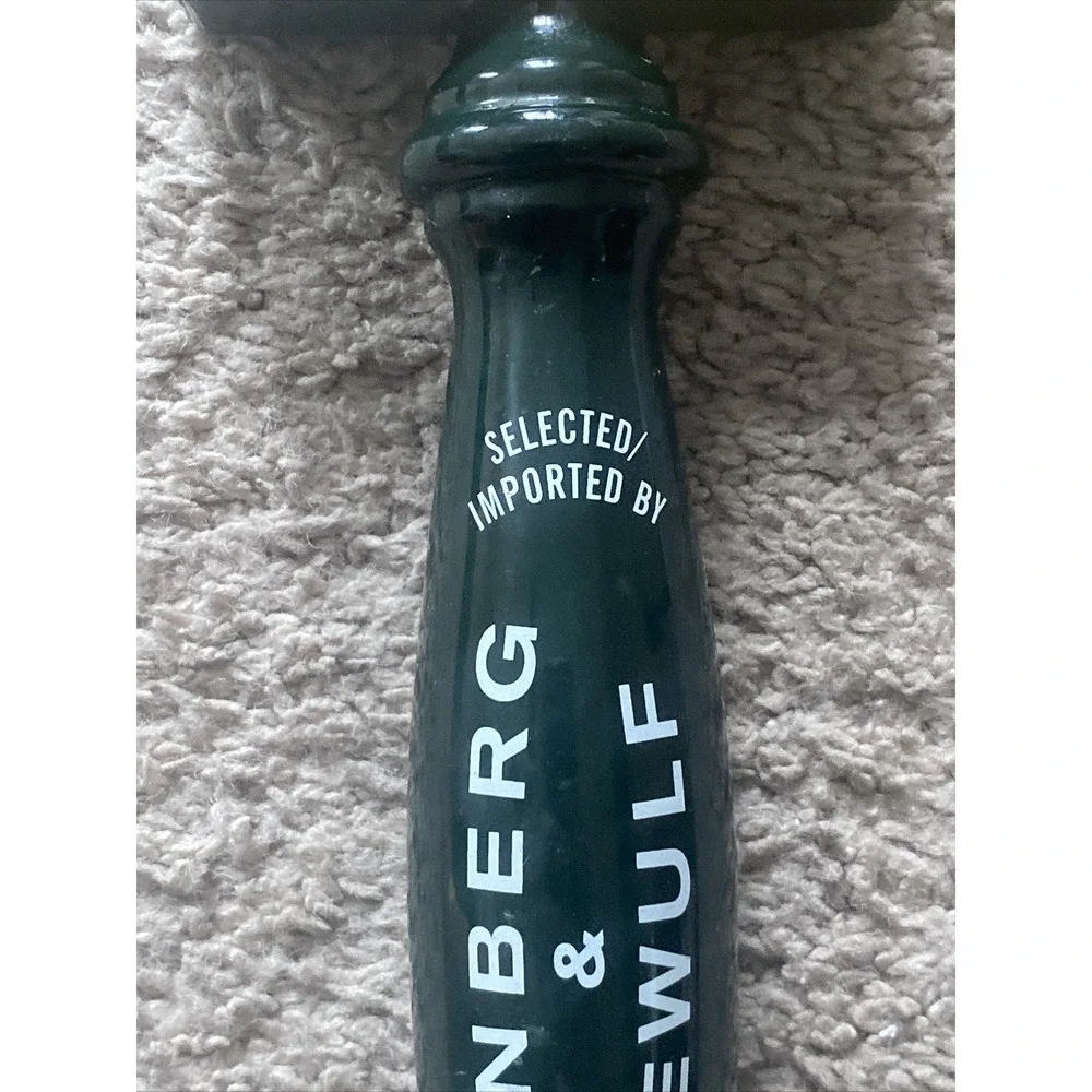 Beer Tap Handle Vanberg & Dewulf Belgian Farmhouse Ale Green Rare Square